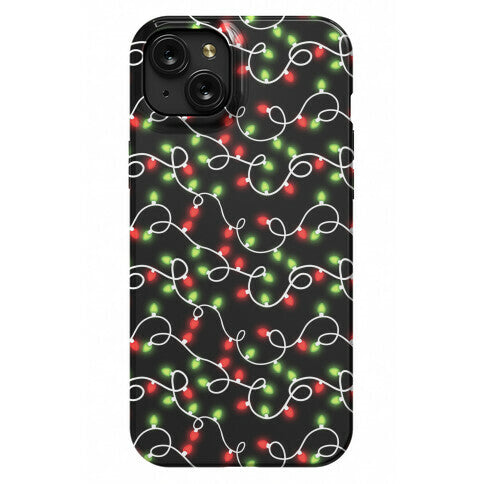 Christmas Lights Pattern Phone Case
